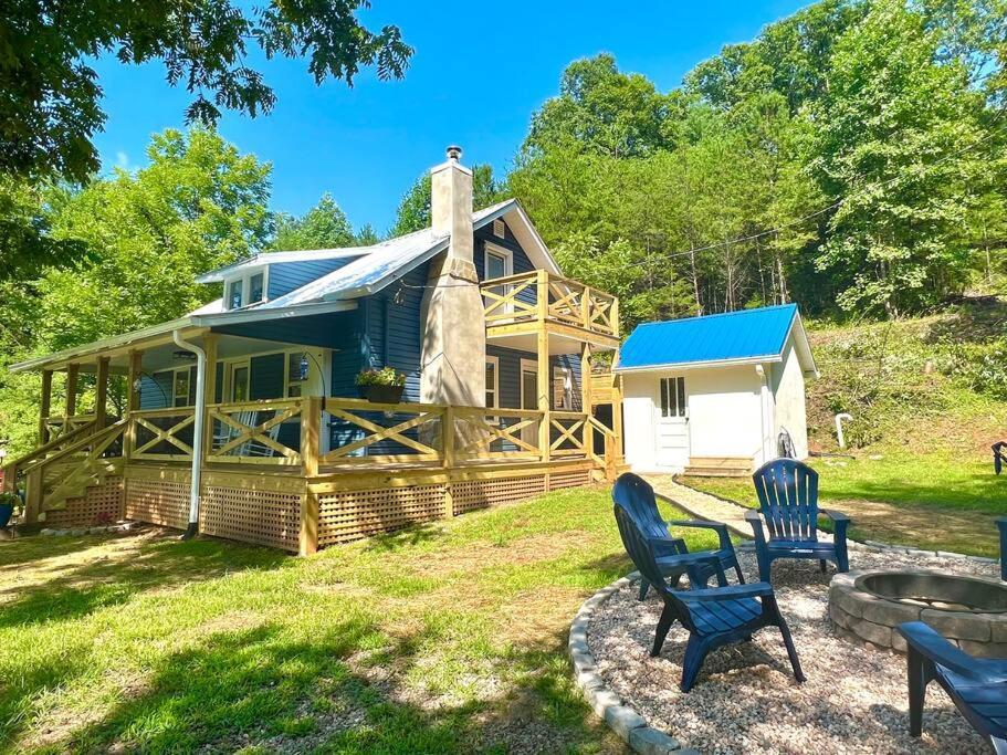 Riverside Relaxer W/Hot Tub+Fire Pit +Wifi & View Franklin Zewnętrze zdjęcie